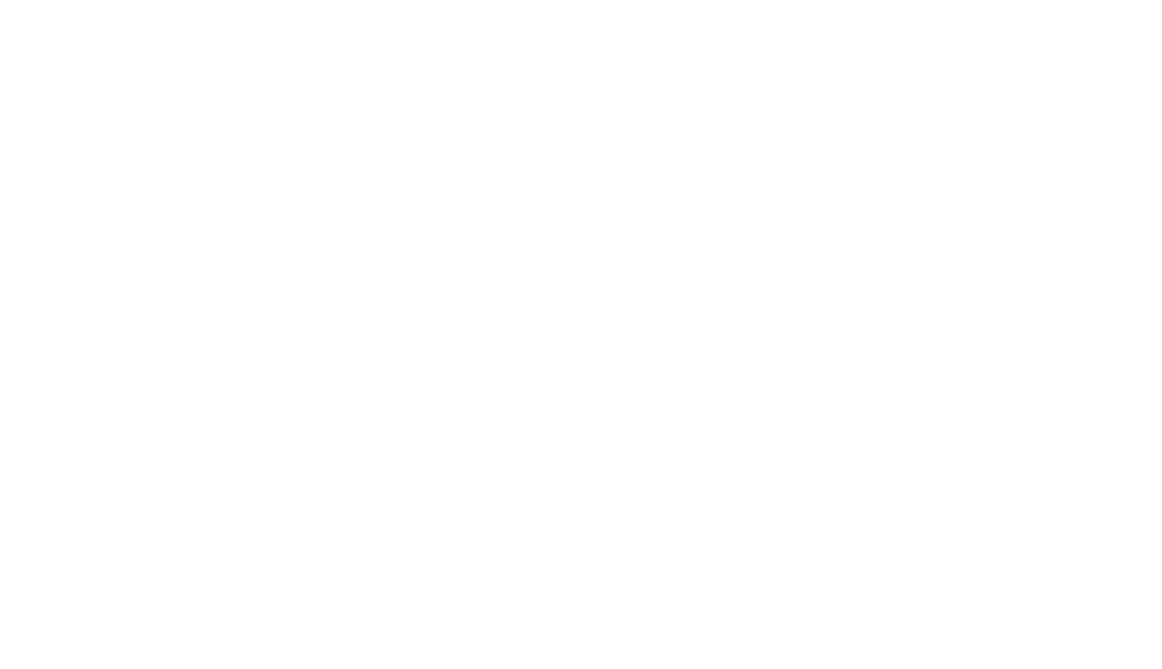 Bold overlapping white typography on a black background forming a large wordmark; abstract poster style.